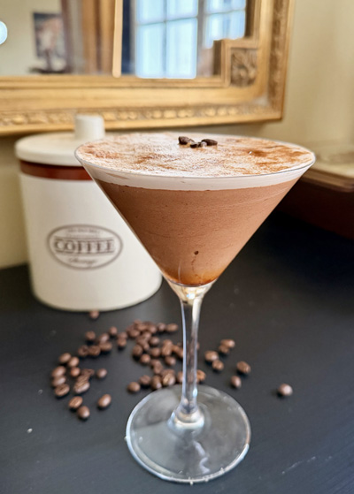 Mousse au chocolat Espresso Martini