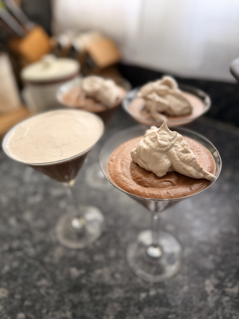 Mousse au chocolat Espresso Martini