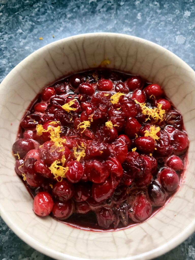 Sauce aux canneberges à la persane