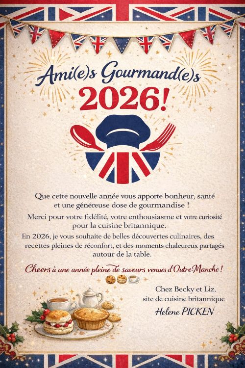 Vœux 2026 : saveurs britannique
