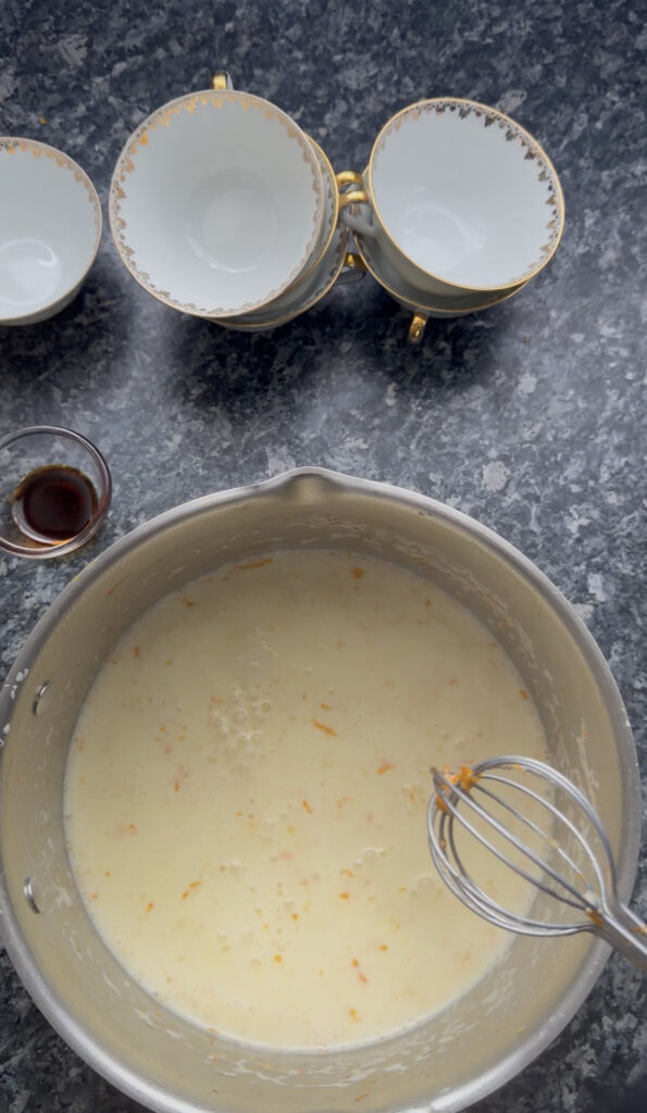 Posset à l’orange et ganache chocolat