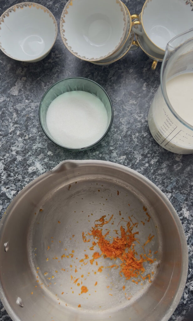 Posset à l’orange et ganache chocolat