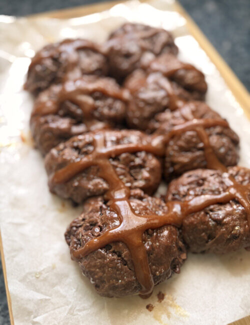 Hot cross buns au Chocolat