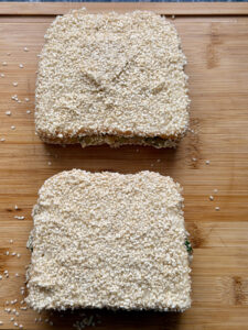 sesame prawn toast