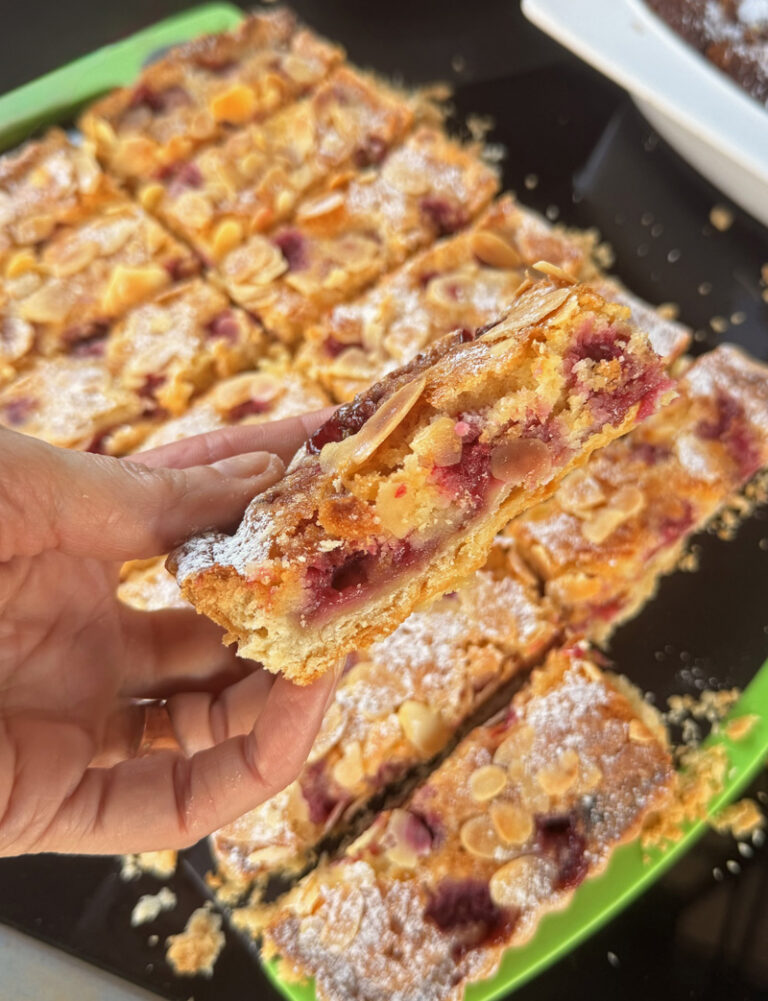 Bakewell tart aux framboises