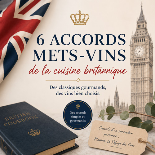 6 accords mets-vins de la cuisine britannique