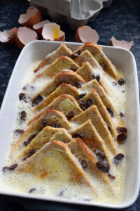 Bread and butter pudding