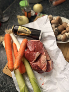 Steak, Guinness & stilton patchwork