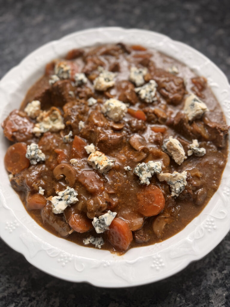 Steak, Guinness & stilton patchwork